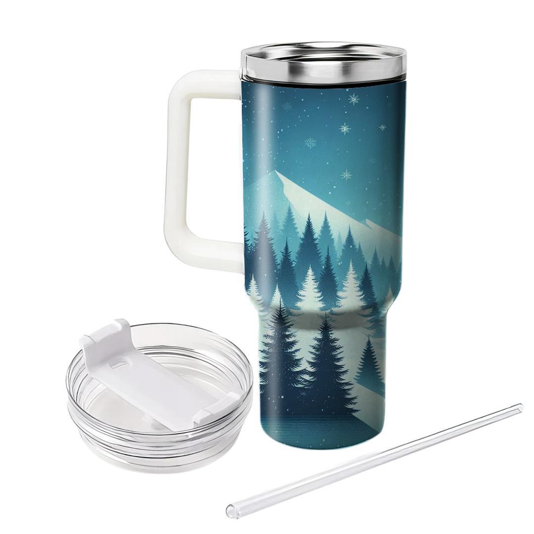Frosty Fir  Tumblers For Gifts