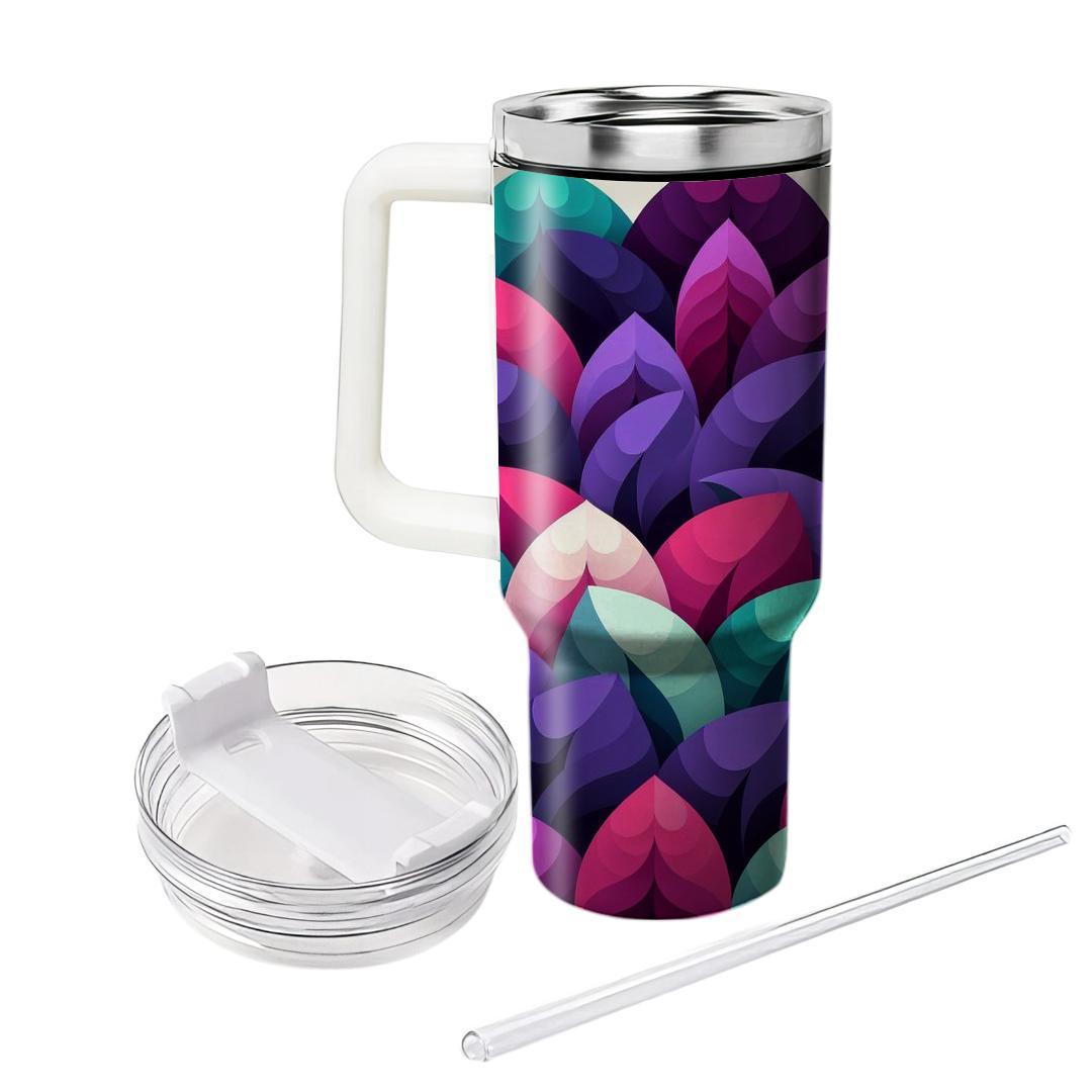 Dynamic Petal Overlap  Tumblers For Gifts