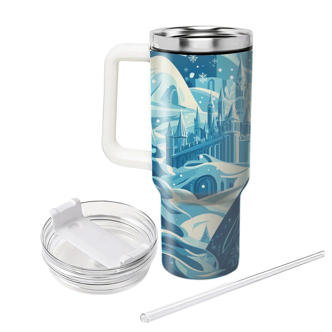 Elsa's Ice Castle Retreat Tumblers For Gifts