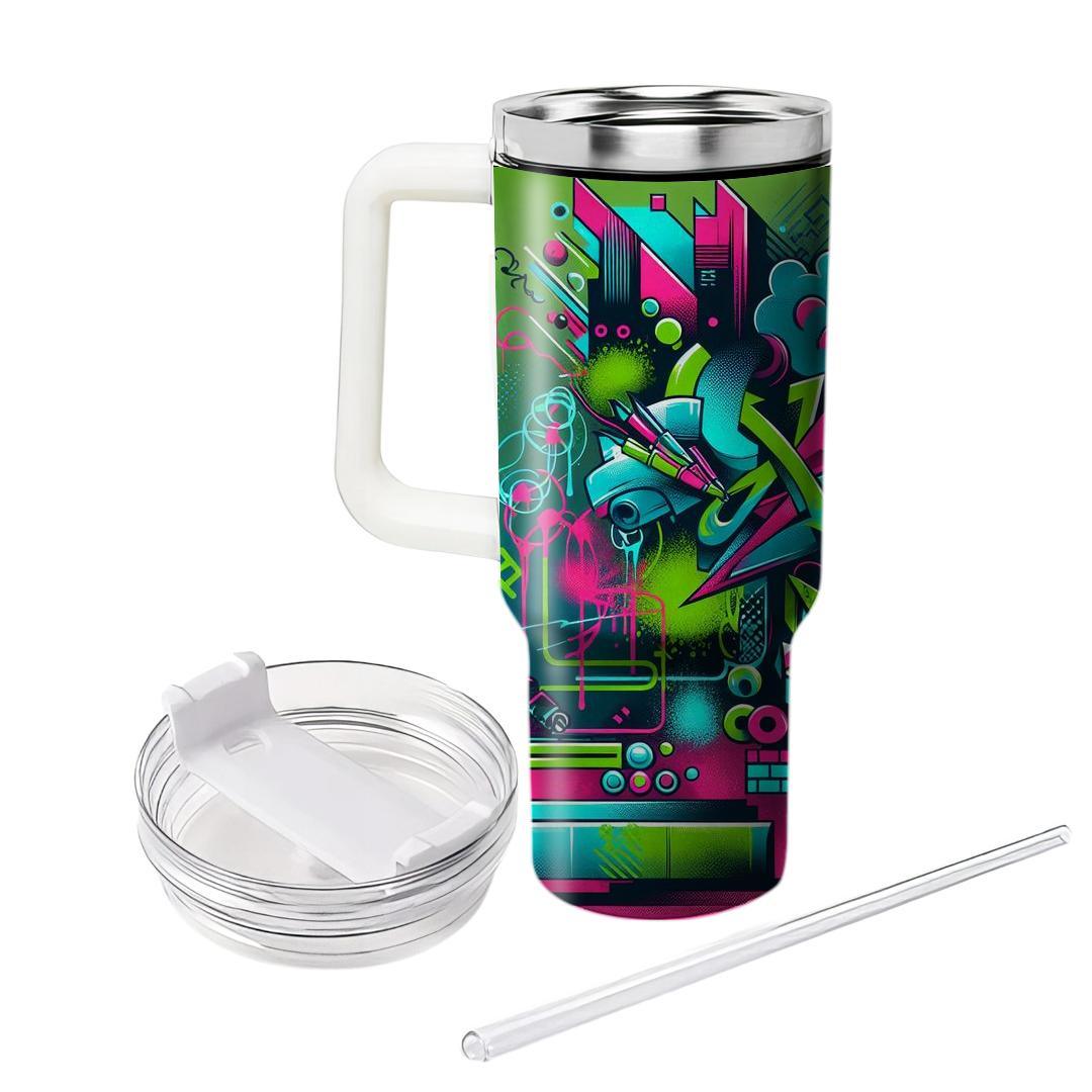 Graffiti Style  Custom Tumblers