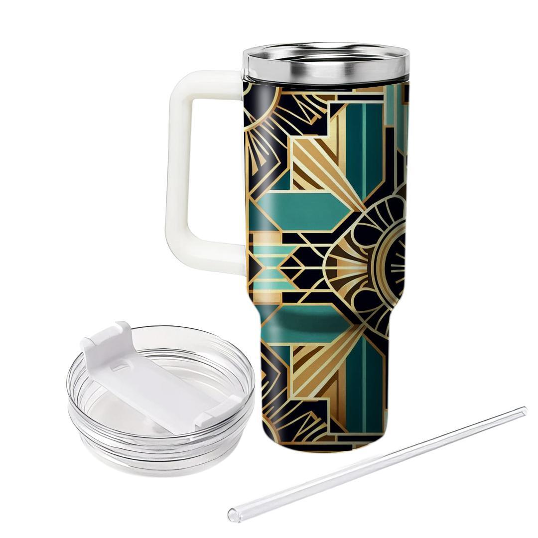 Abstract Art Deco  Decorative Tumblers