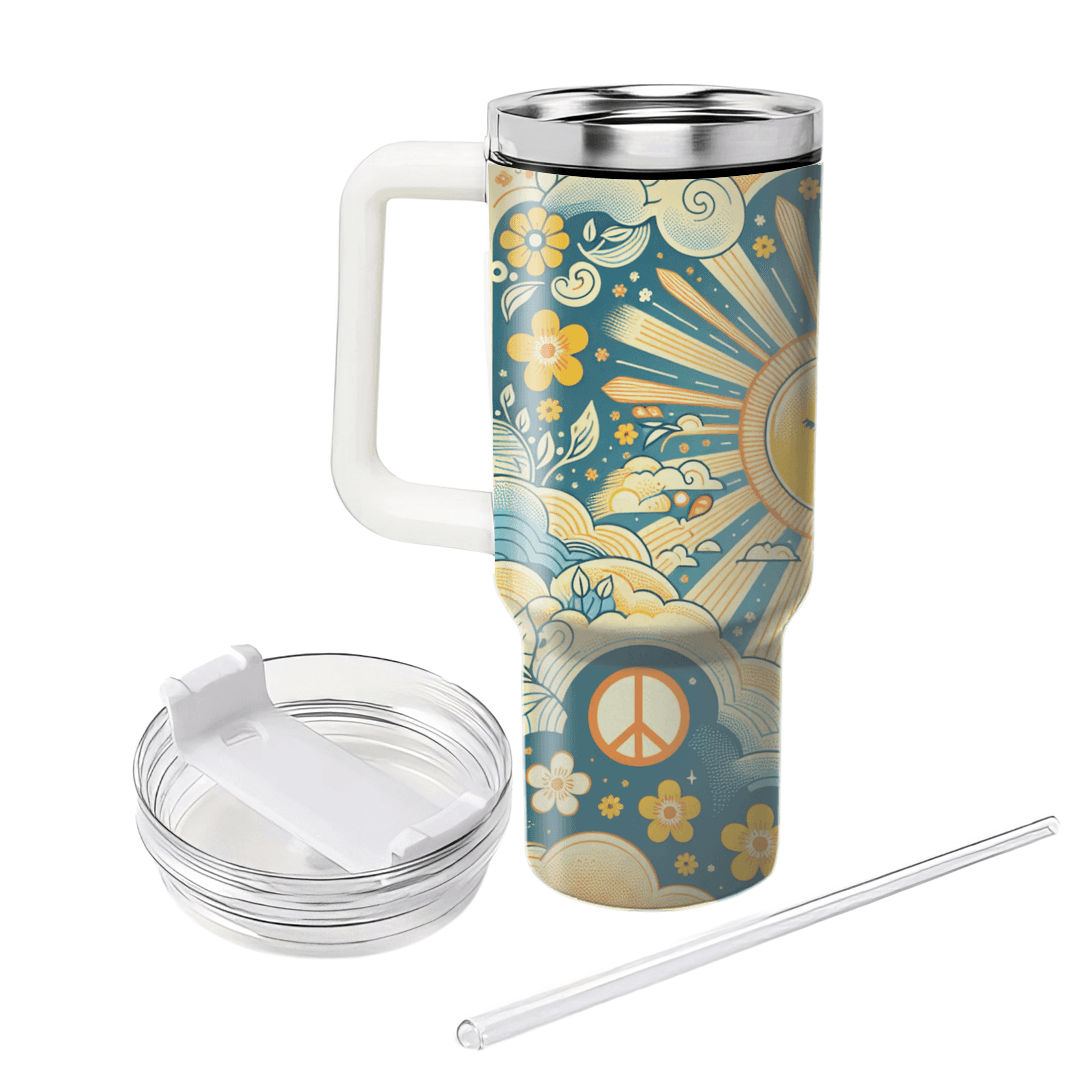 Retro Sunshine  Custom Tumblers