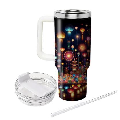 Wanderlust Of Lights - Global Festival Of Lights  Tumblers With Lids