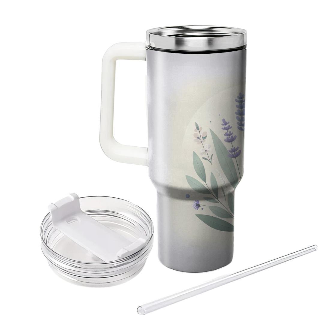 Tranquil Lavender Breeze  Unique Tumblers