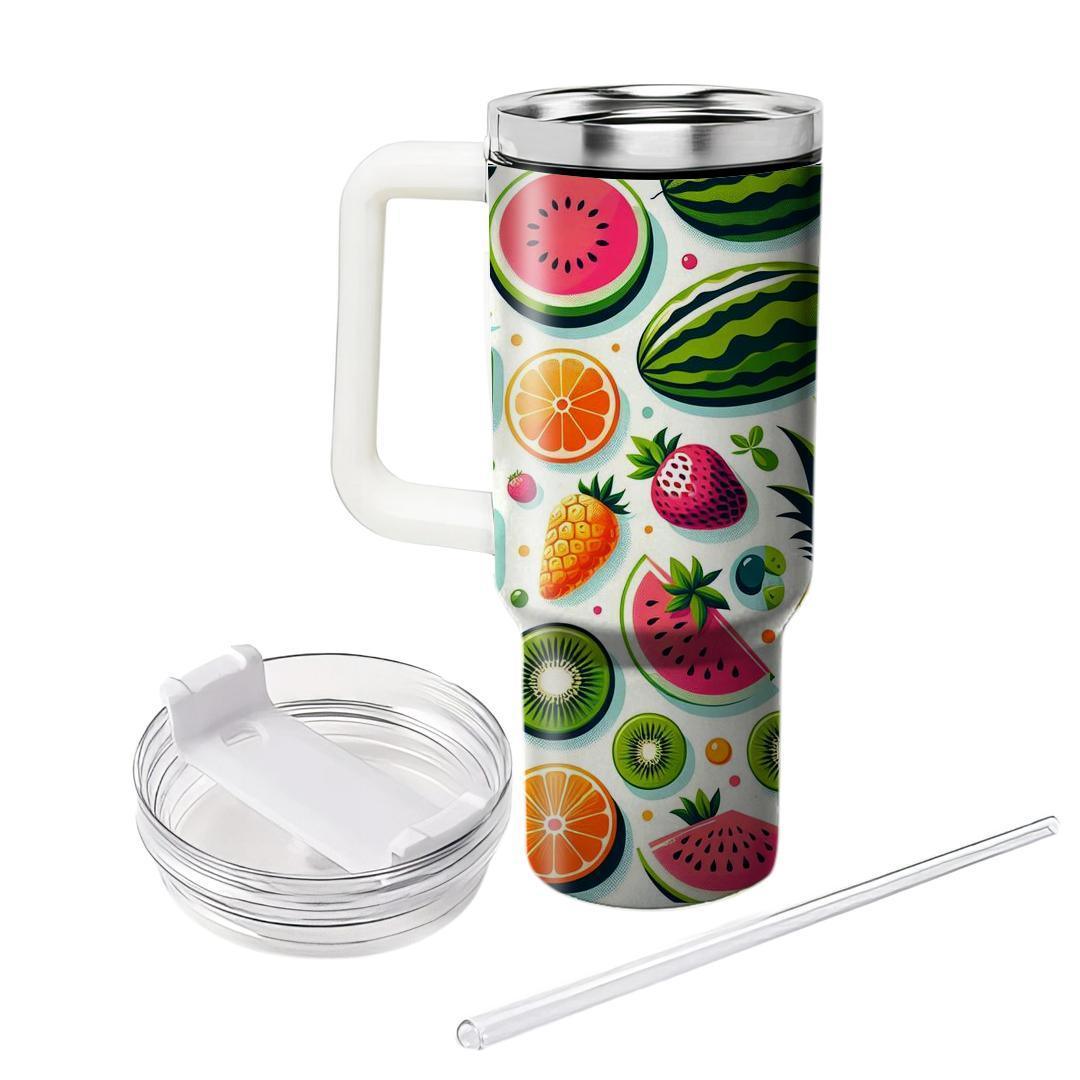Kitsch Fruit Salad  Personalized Tumblers