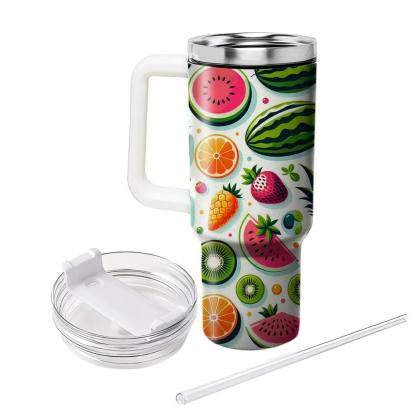 Kitsch Fruit Salad  Personalized Tumblers