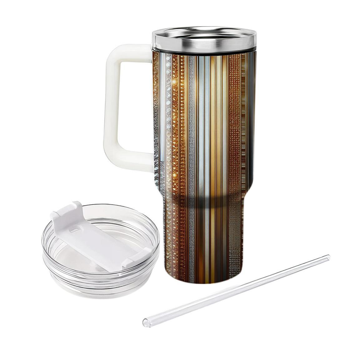 Dazzling Disco Stripes  Decorative Tumblers