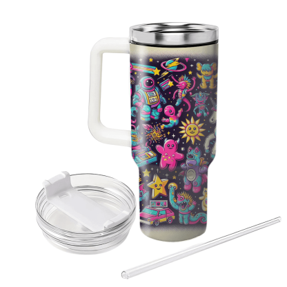 Kooky Creatures Of The 80s Custom Tumblers