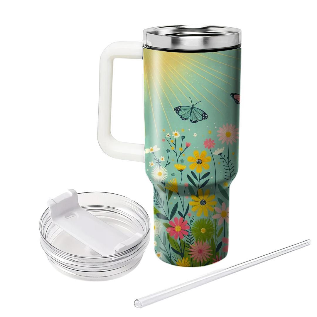 Spring Awakening Meadows  Tumblers With Lids