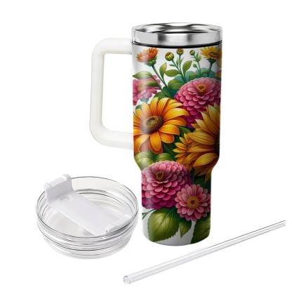 Vibrant Garden Celebration  Insulated Tumblers