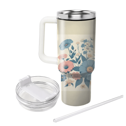 Vintage Floral Harmony  Custom Tumblers