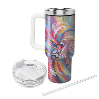 Enchanted Revelry - Holi Color Explosion  Decorative Tumblers