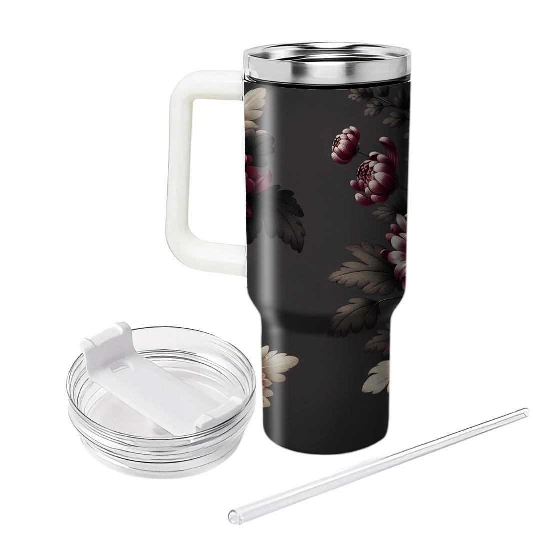 Chic Chrysanthemum Charm  Tumbler Cups