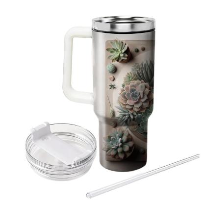 Earthy Succulent Collection  Tumbler Cups