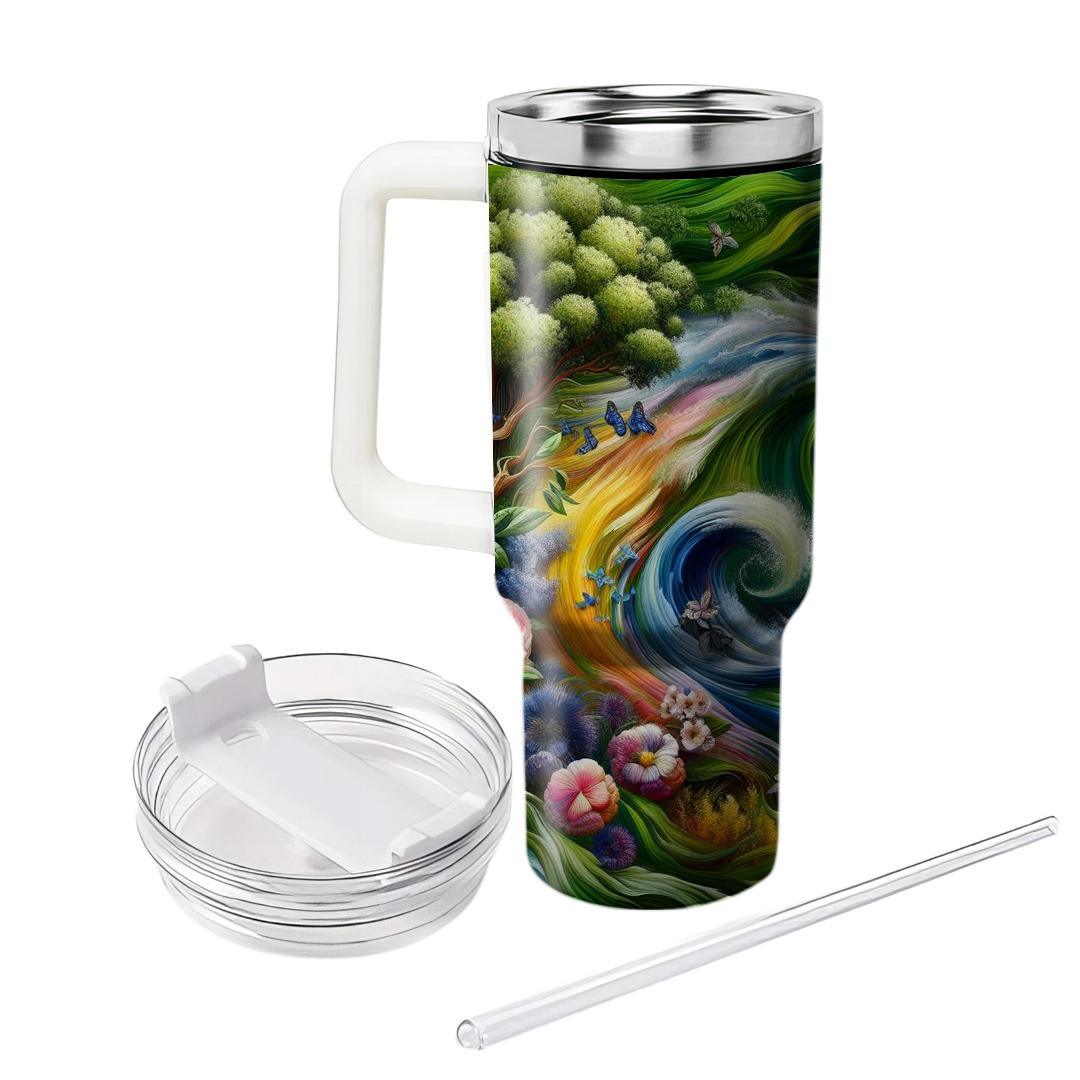 Spirit Of Renewal - Earth Day Celebration  Tumblers With Lids