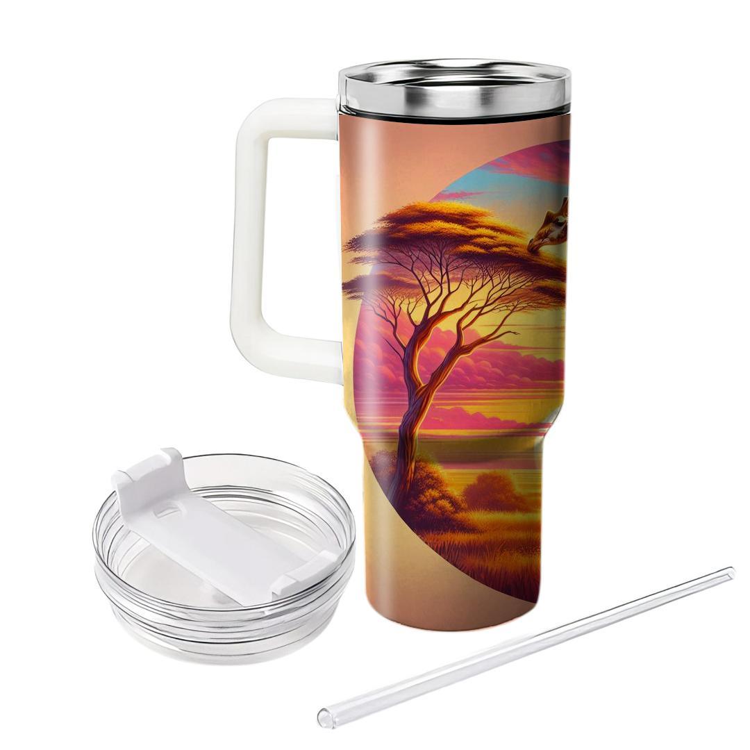Bold Giraffe Adventure  Travel Tumblers