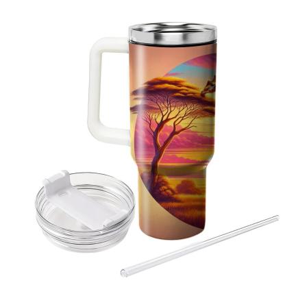 Bold Giraffe Adventure  Travel Tumblers