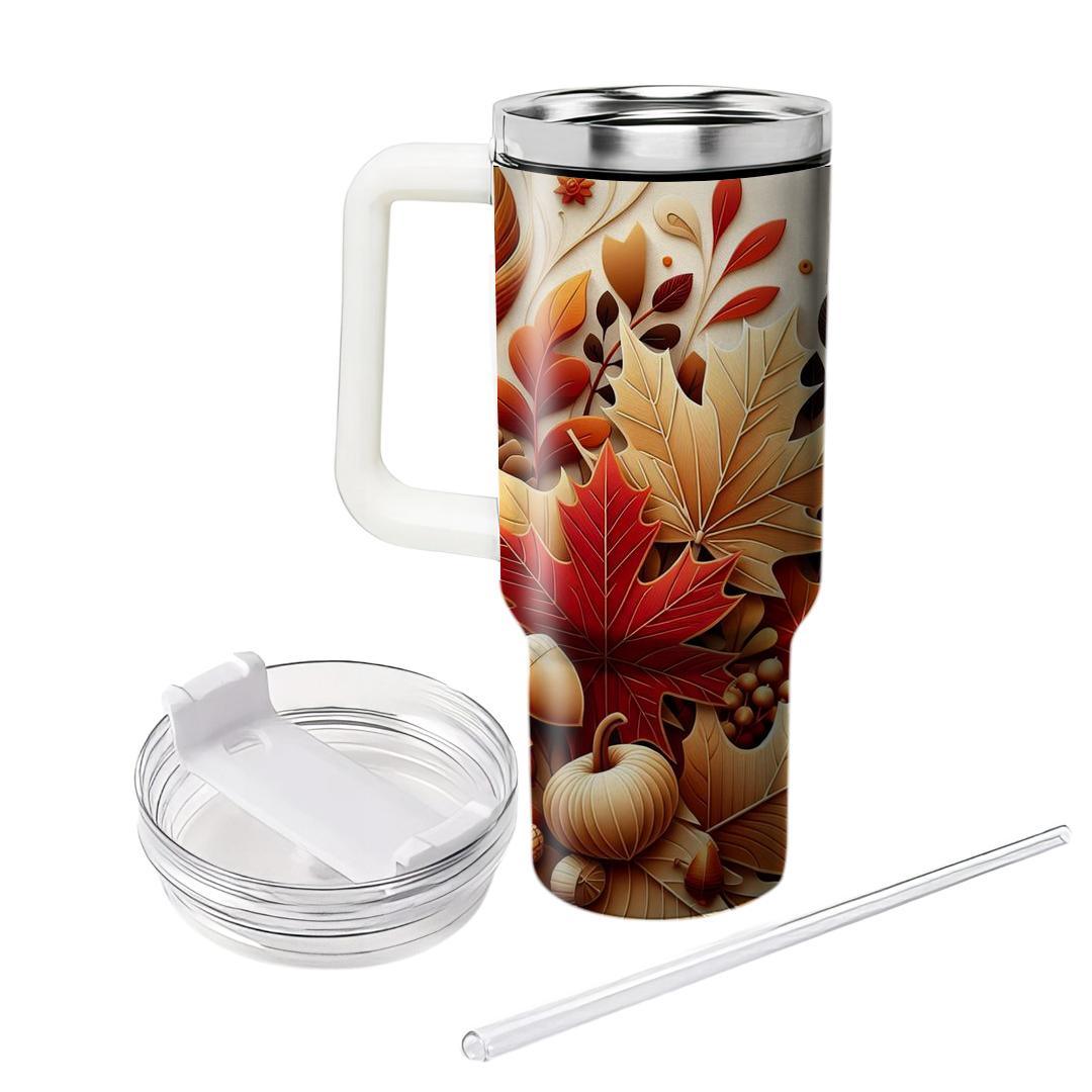 Autumn Forest Treasures  Travel Tumblers