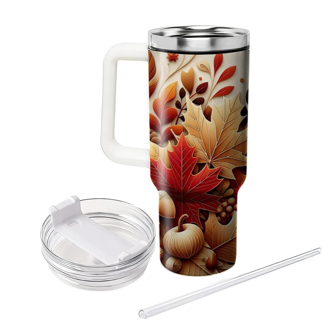 Autumn Forest Treasures  Travel Tumblers