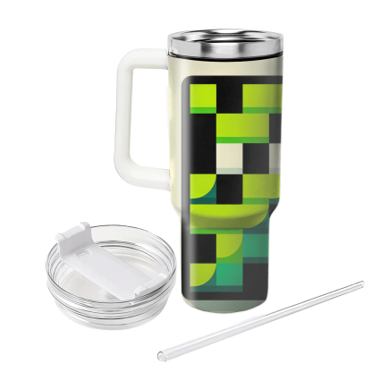 Retro Checkerboard  Custom Tumblers