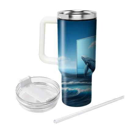 Majestic Whale Tale  Travel Tumblers