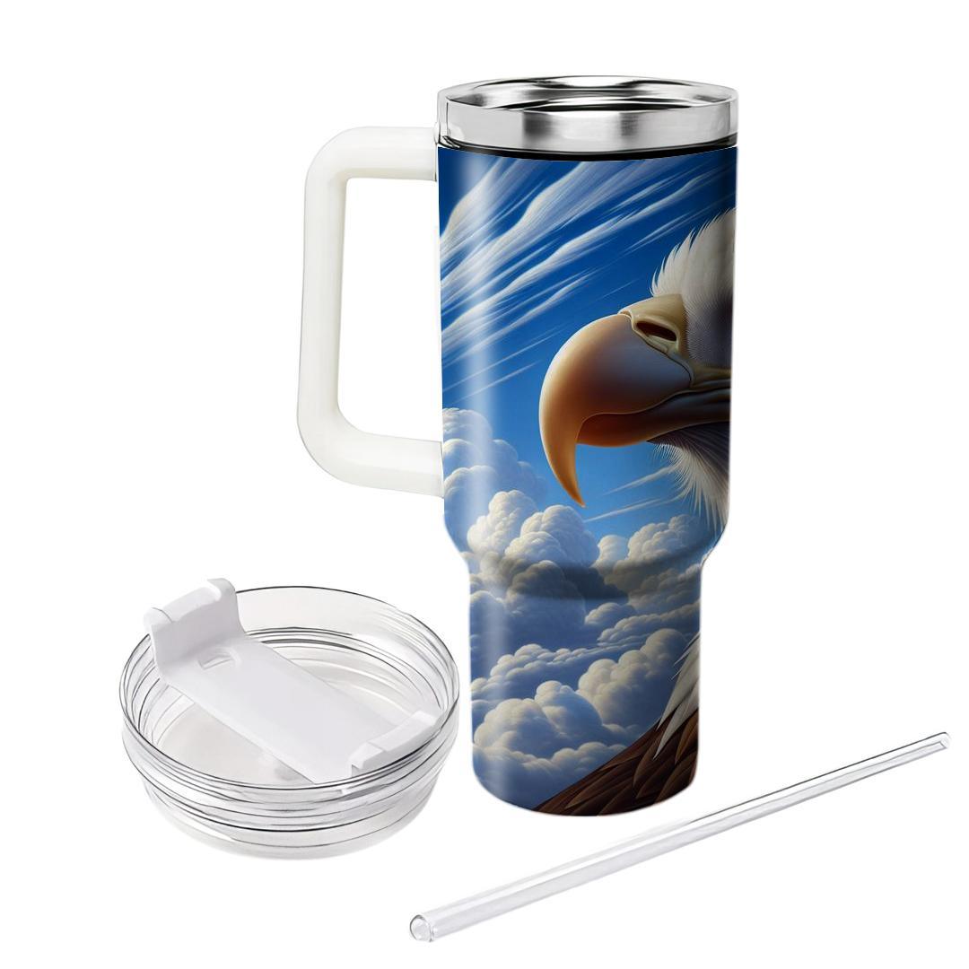 Majestic Eagle Vision  Travel Tumblers