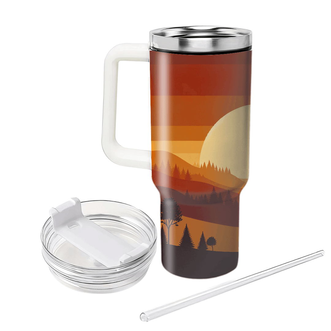 Amber Glow  Personalized Tumblers