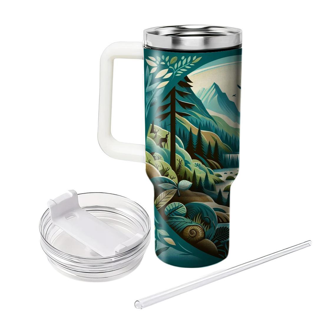 Nature's Symphony - Earth Day  Decorative Tumblers
