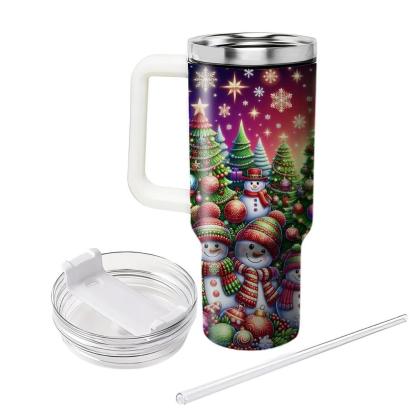 Winter Festive Nights  Travel Tumblers