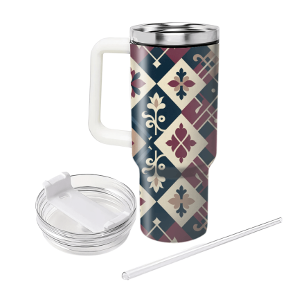 Classic Argyle Pattern  Custom Tumblers