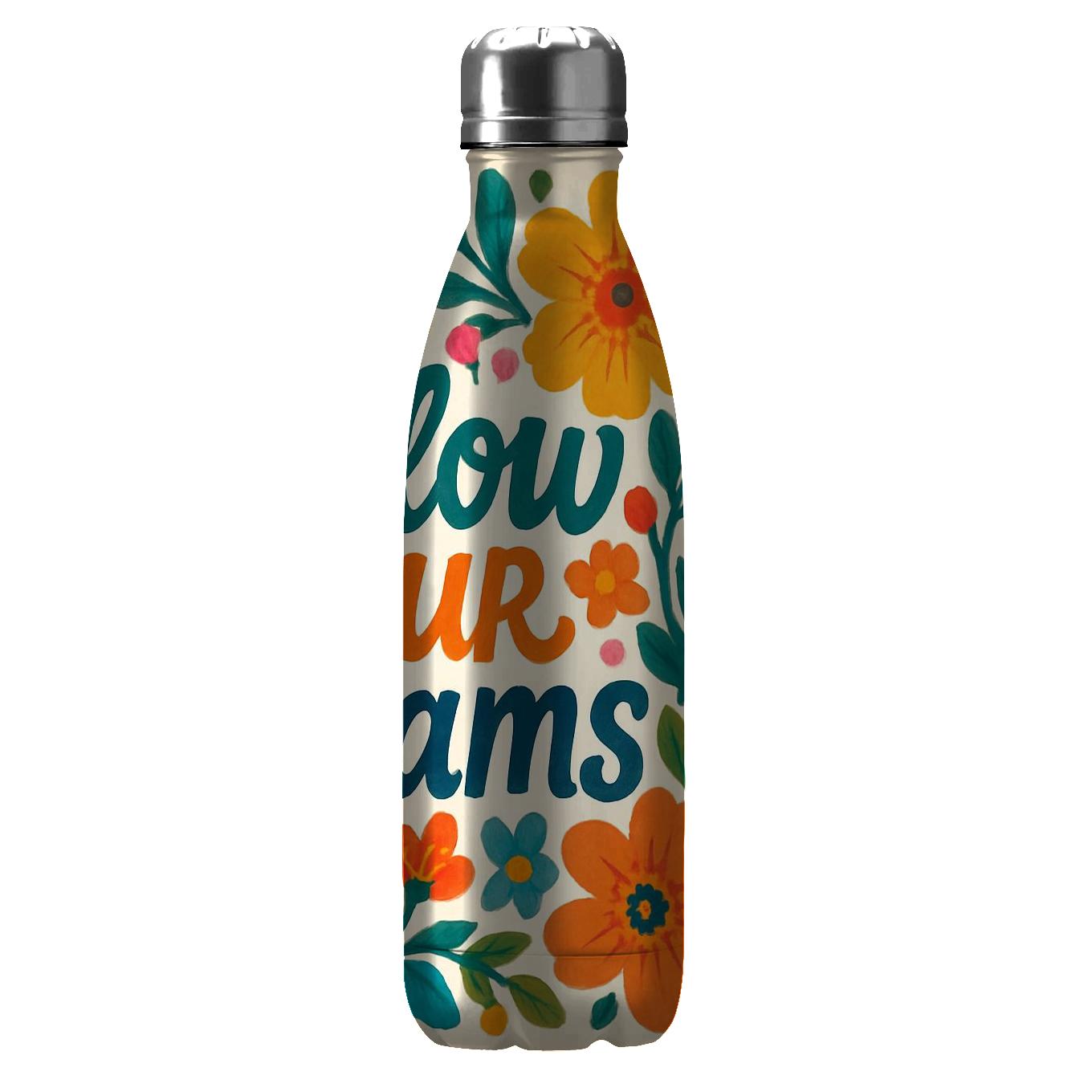 Charming Floral Lettering Tumbler Tumbler Cups