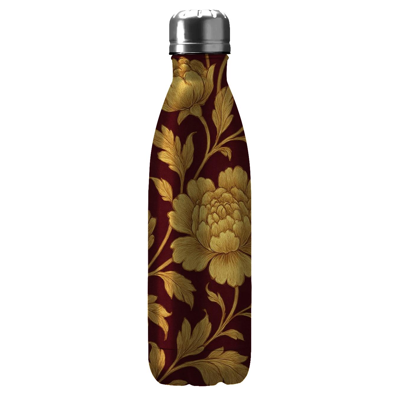 Golden Floral Opulence Tumbler Tumbler Cups