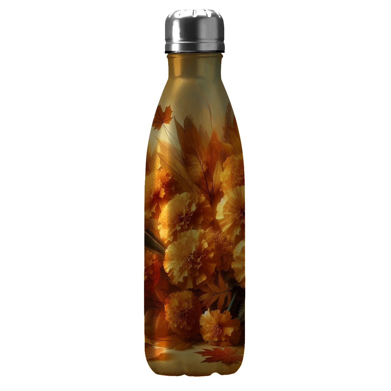 Golden Floral Harvest Insulated Tumblers