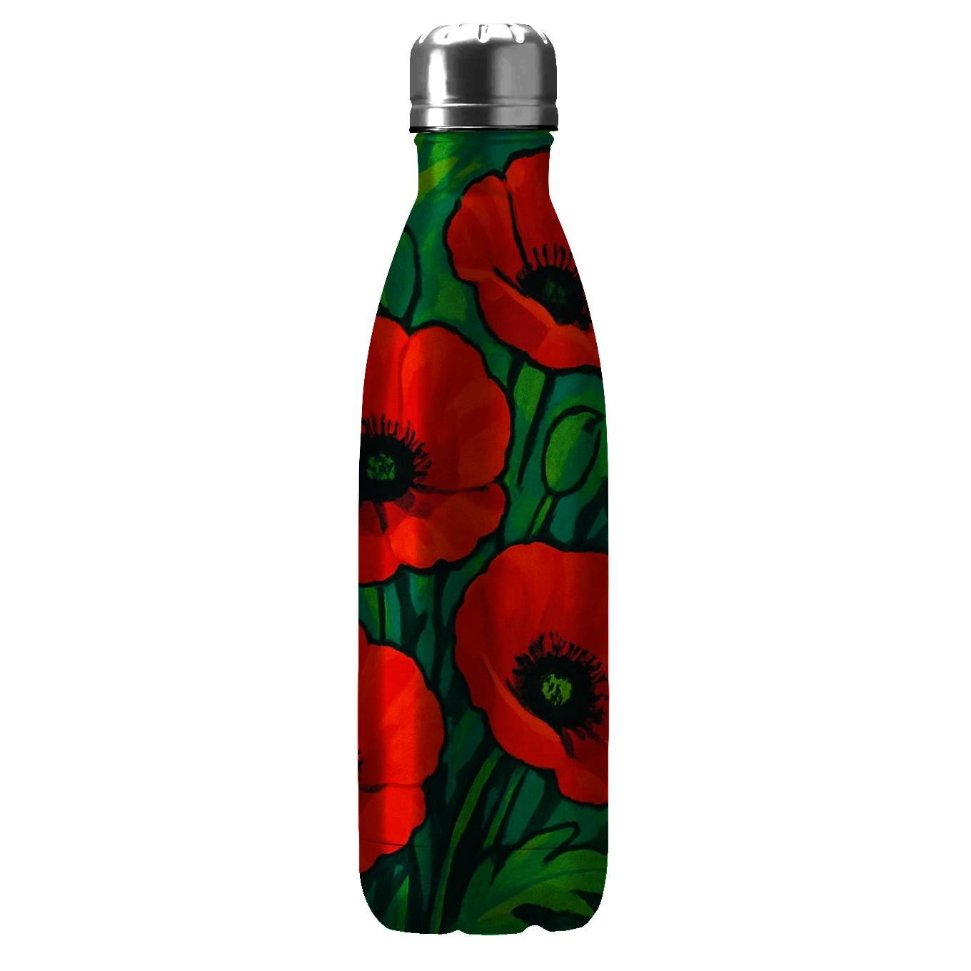 Bold Poppy Field Tumbler Tumbler Cups