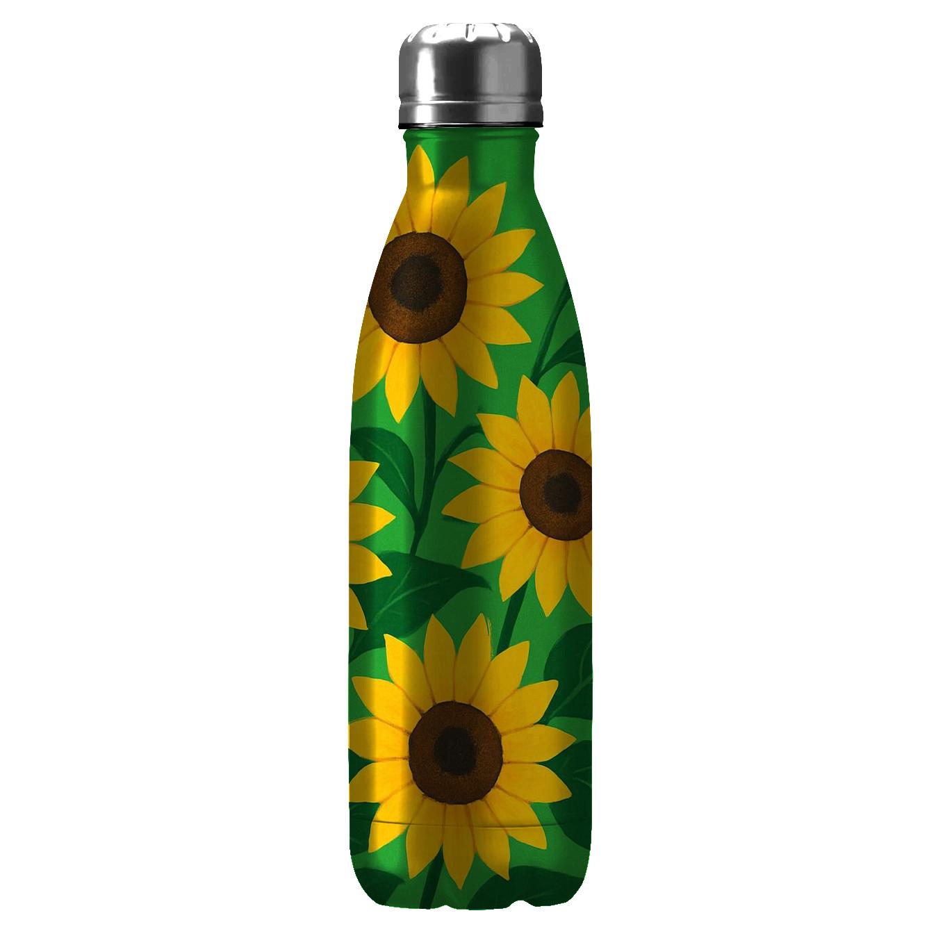 Cheerful Sunflower Joy Tumblers With Lids