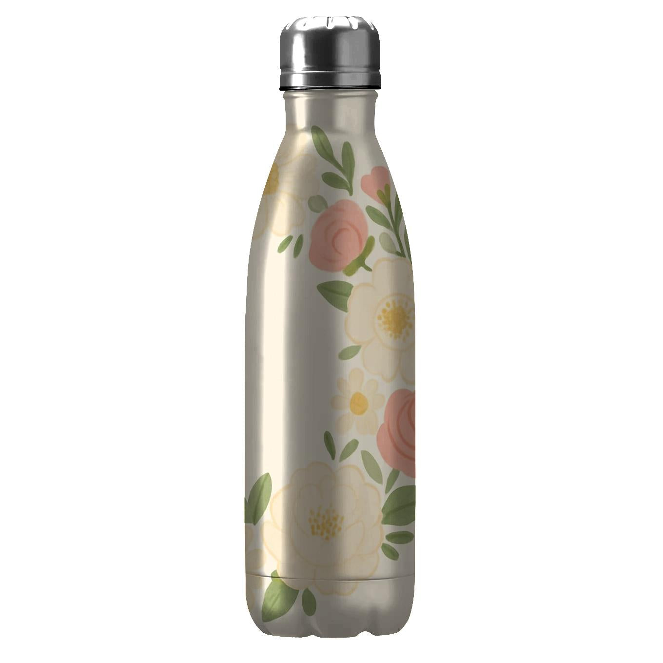 Charming Floral Wreath Tumblers With Lids