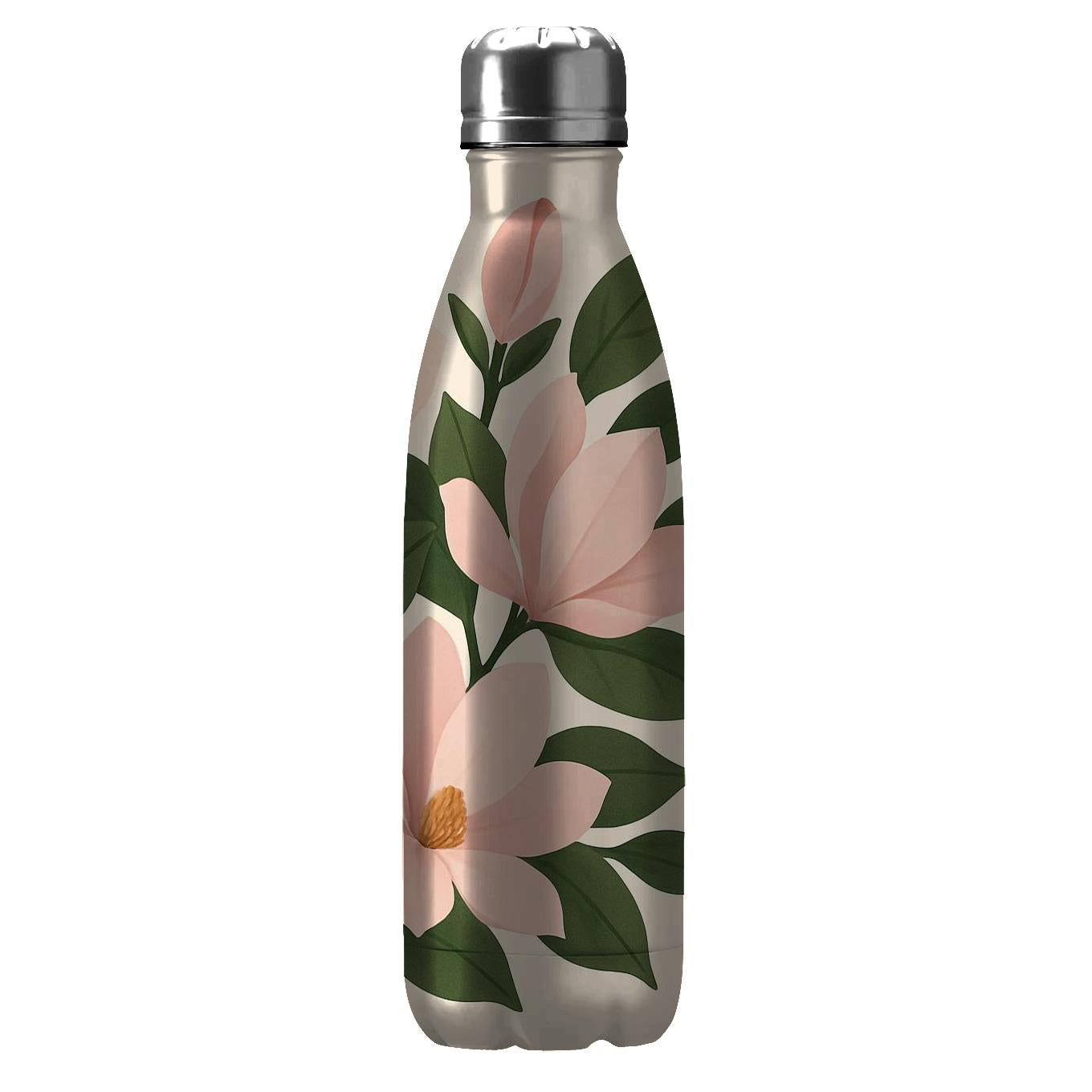 Graceful Magnolia Blooms Tumblers With Lids