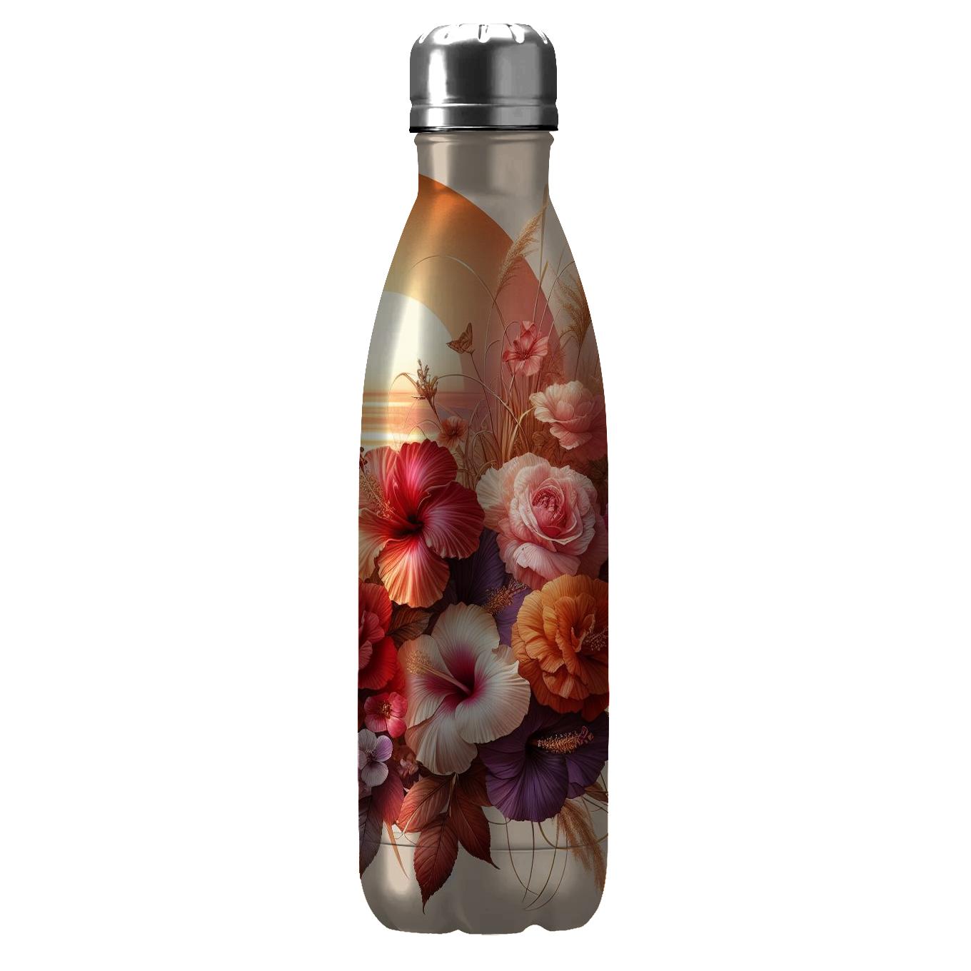 Sunset Blossom Reverie Tumblers With Lids