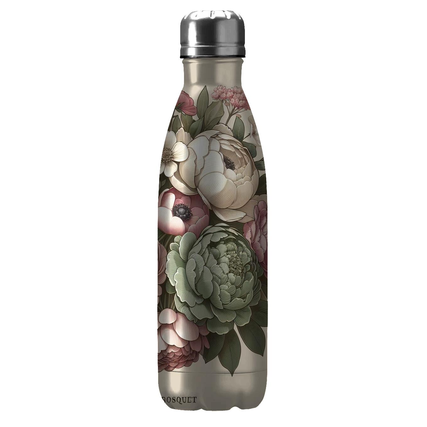 Vintage Floral Bouquet Tumblers With Lids