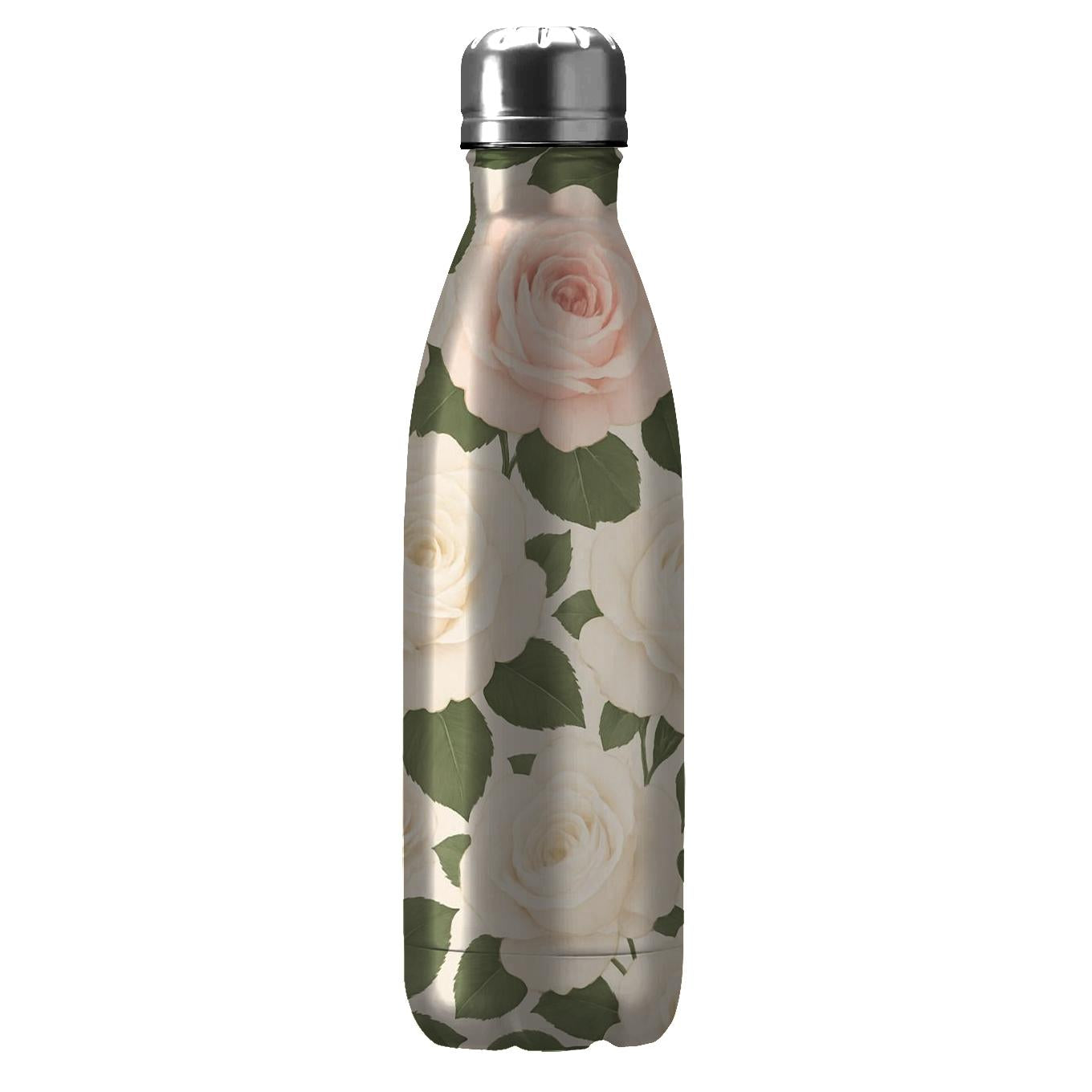 Classic Garden Rose Elegance Tumblers With Lids