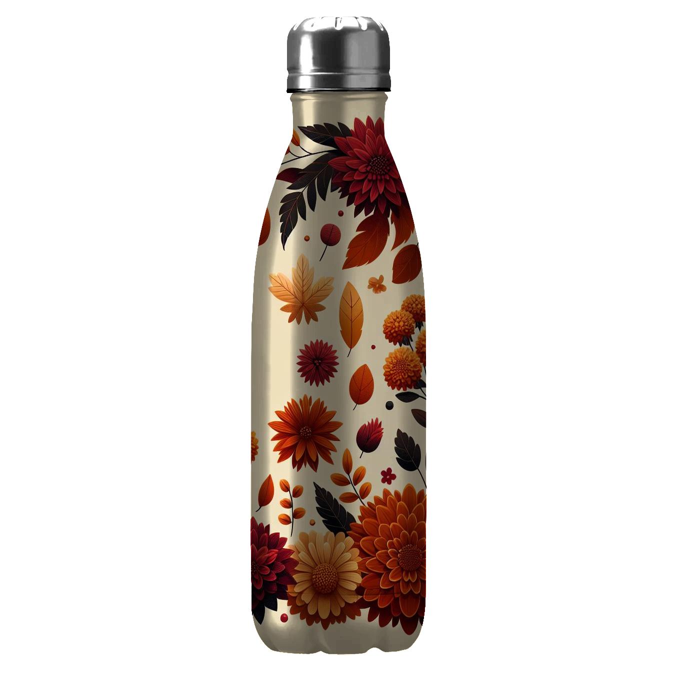 Autumn Floral Symphony Tumbler Cups