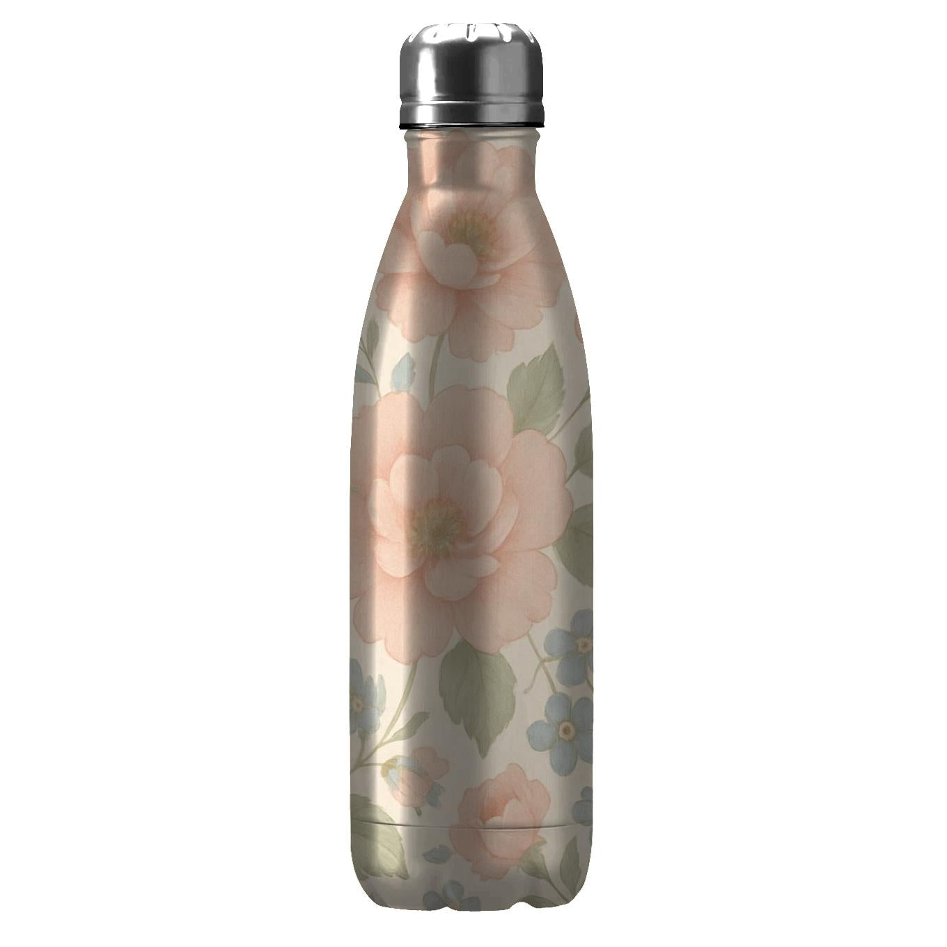 Vintage Floral Charm Tumblers With Lids
