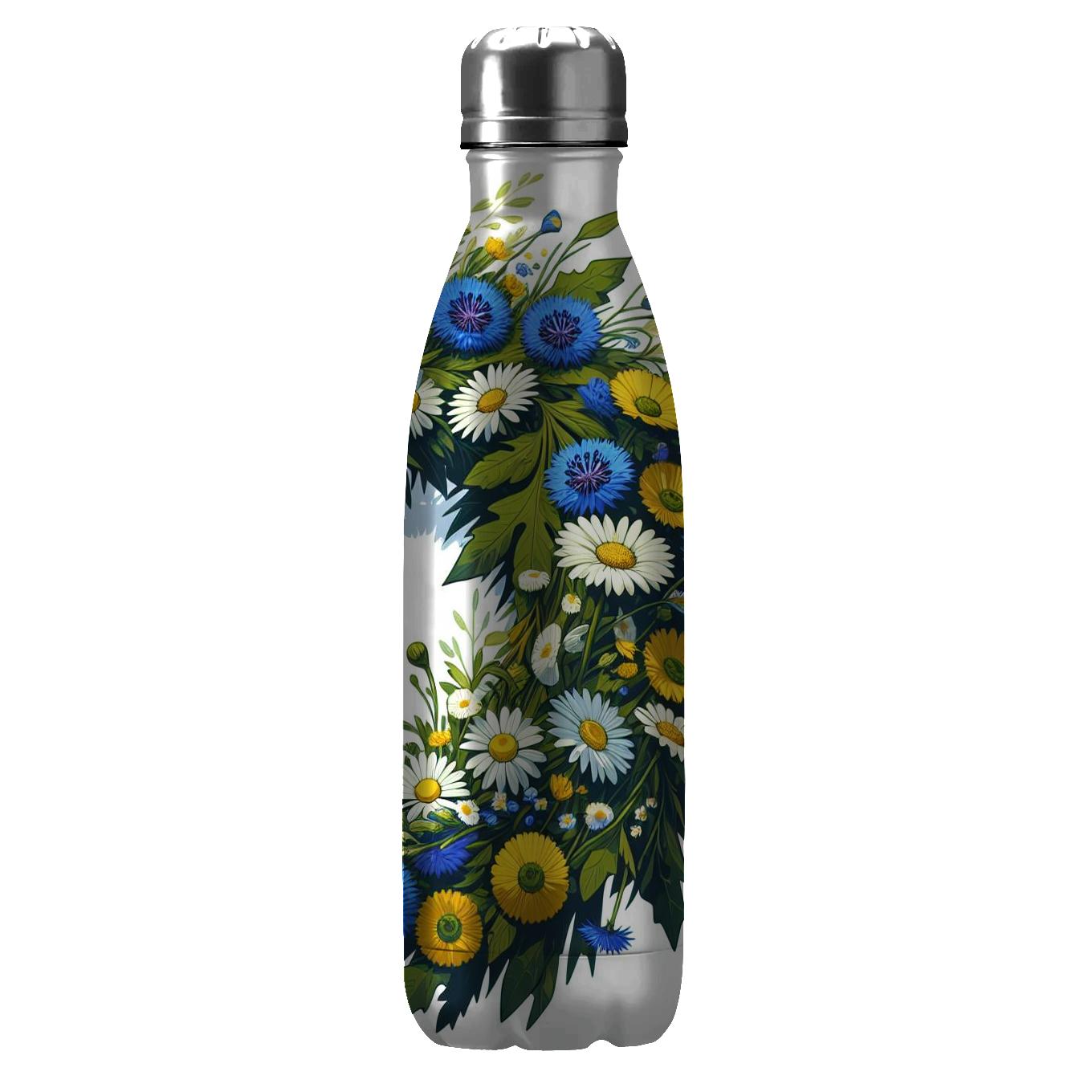 Whimsical Wildflower Wreath Tumblers With Lids