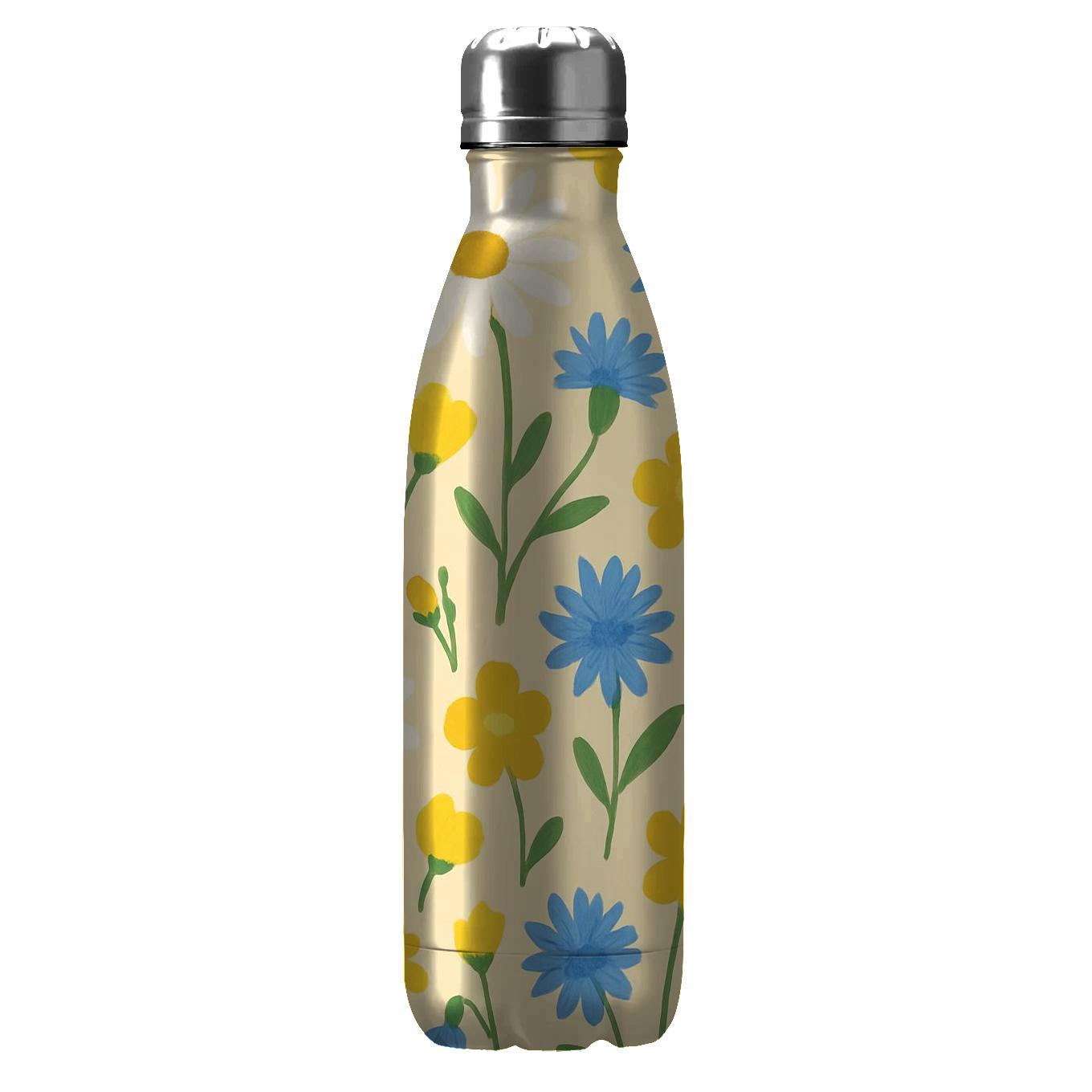 Charming Meadow Bloom Tumblers With Lids