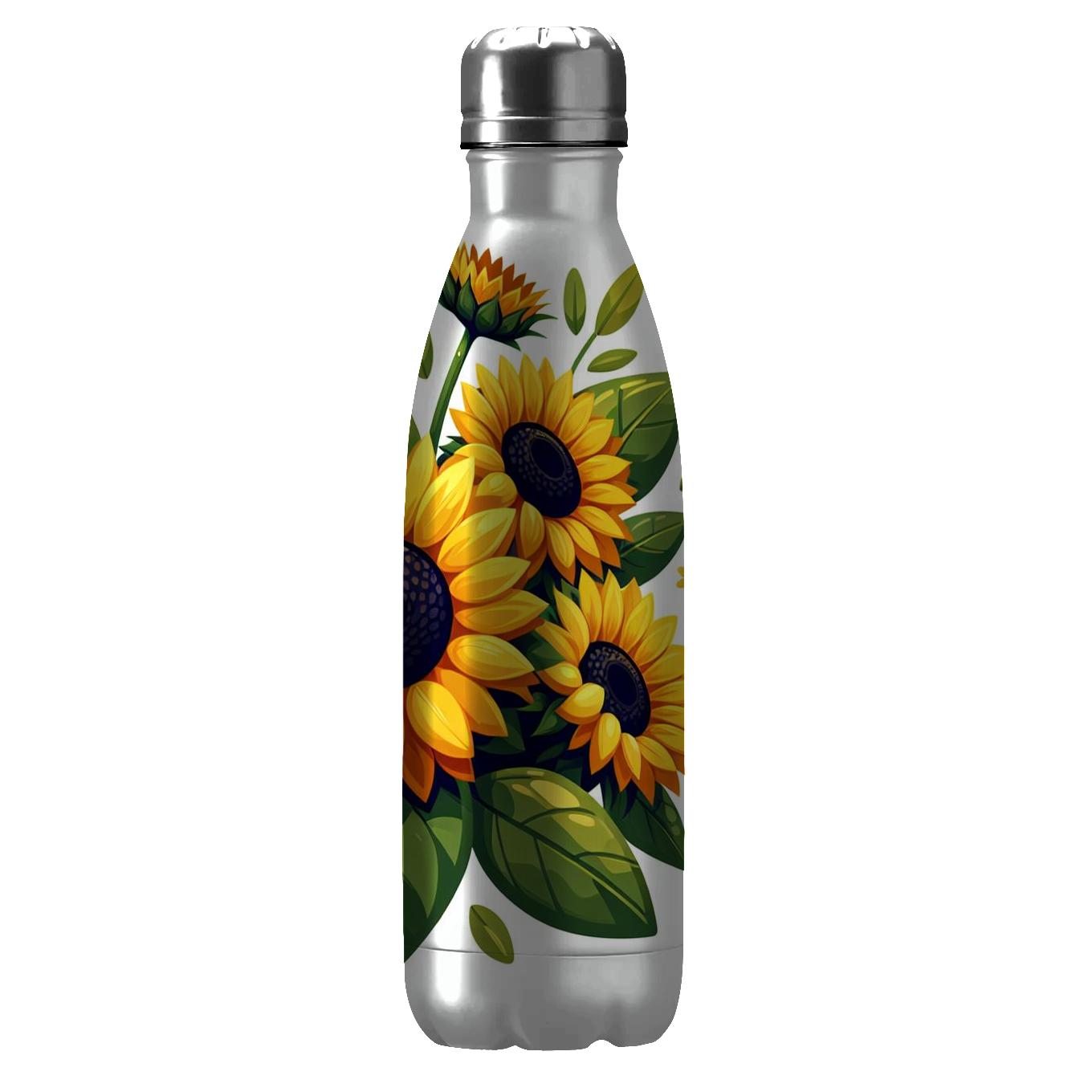 Radiant Sunflower Joy Tumblers With Lids