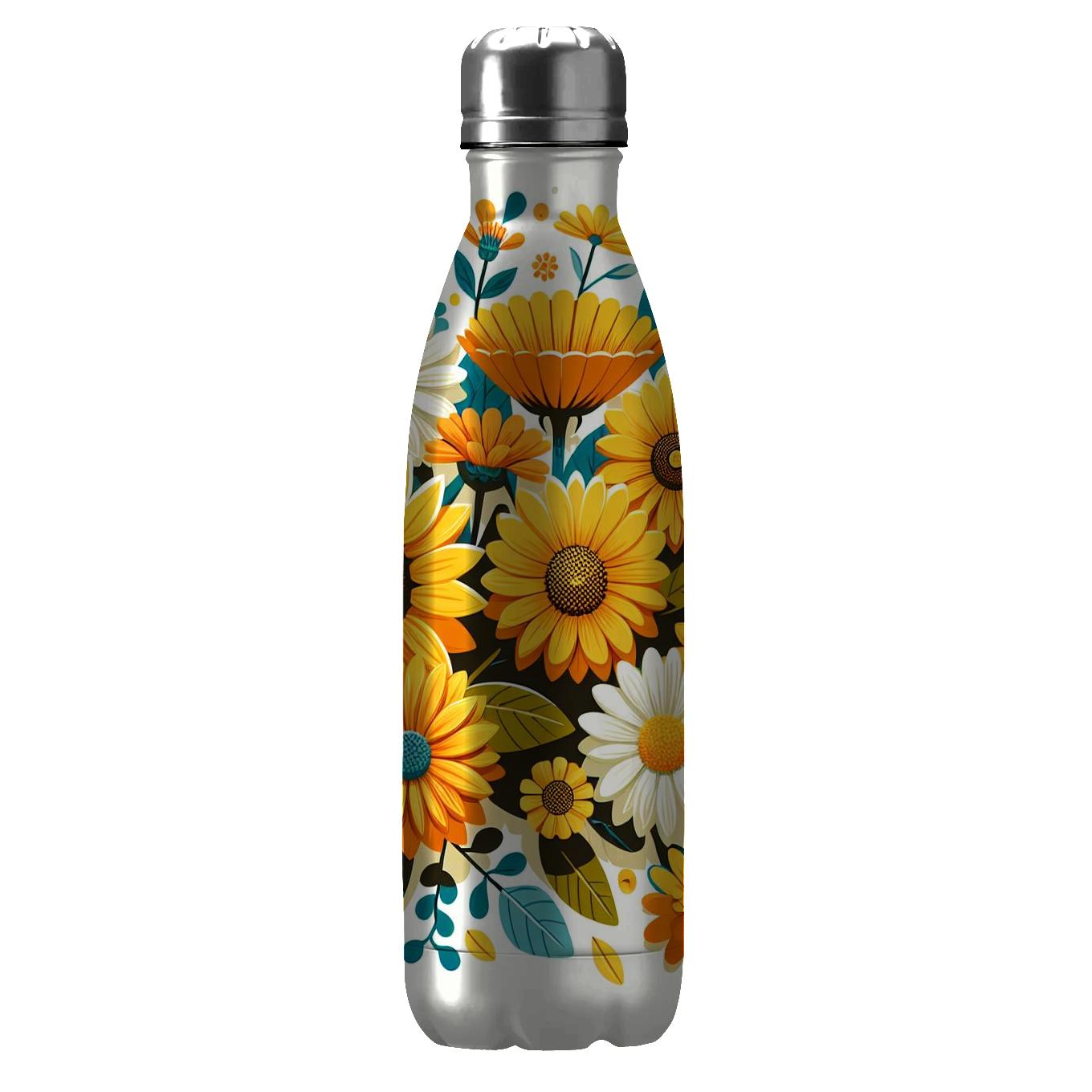 Golden Sunflower Symphony Tumbler Cups