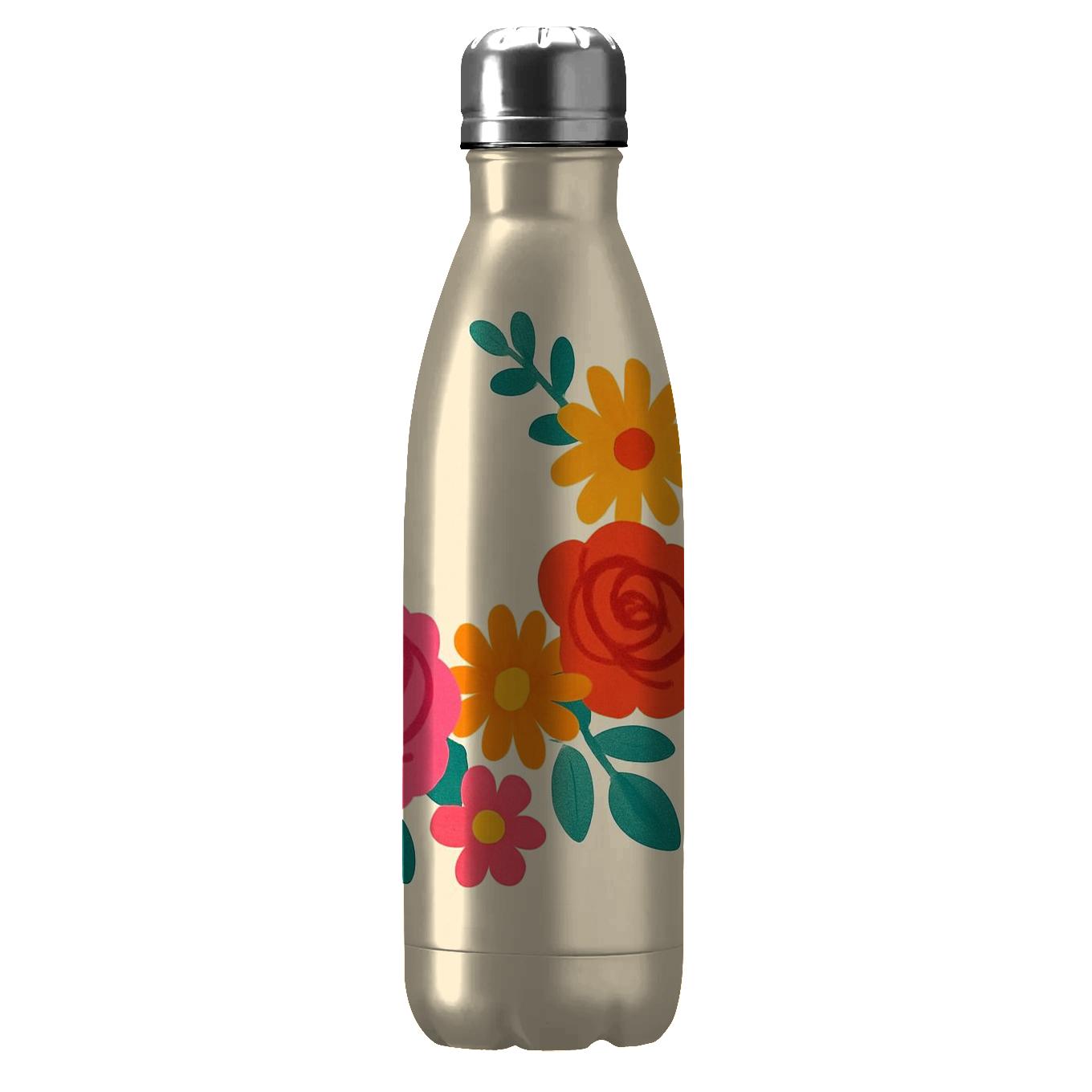 Joyful Flower Crown Tumblers With Lids
