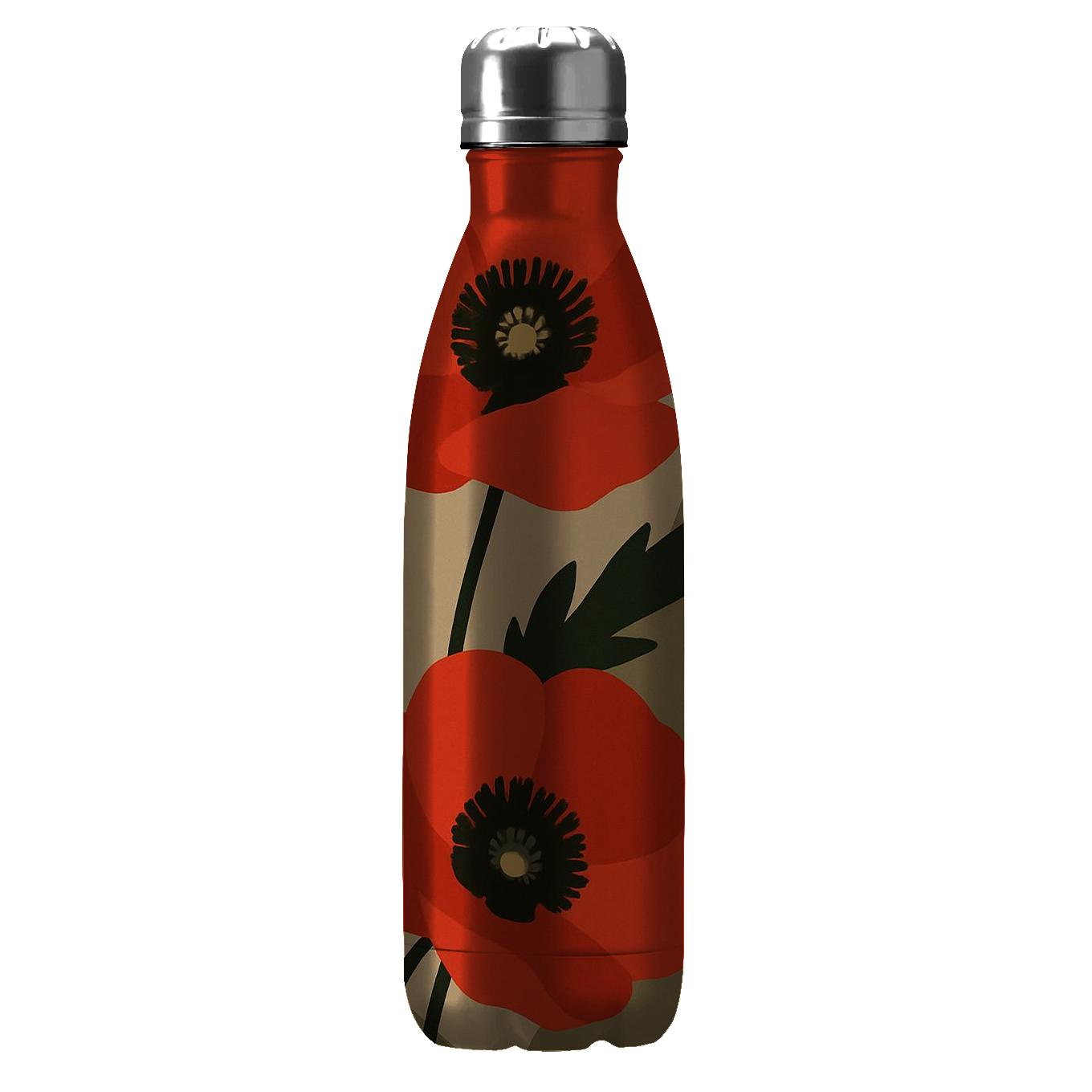 Chic Poppy Field Tumbler Cups