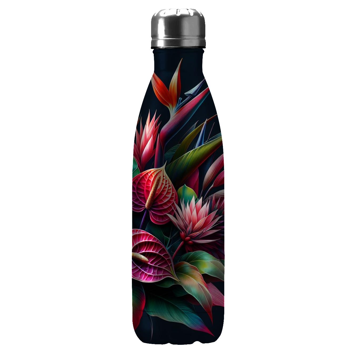 Exotic Bloom Fusion Tumblers With Lids