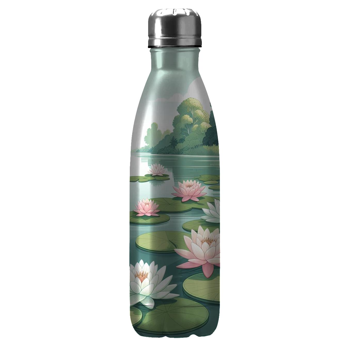Tranquil Water Lily Dream Tumblers With Lids